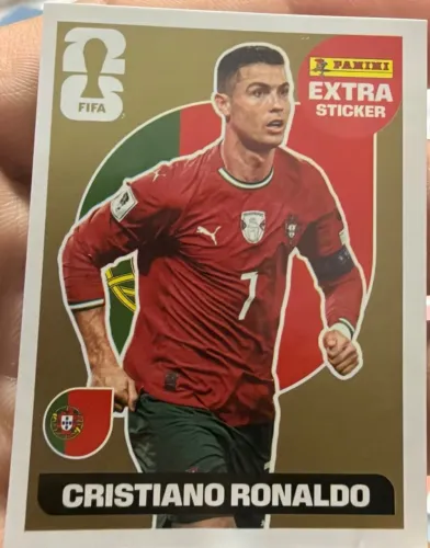 Figurinha do Cristiano Ronaldo legend Gold copa 2026 
