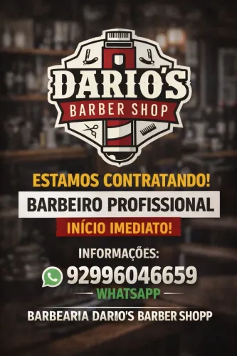 Estamos contratando Barbeiro profissional
