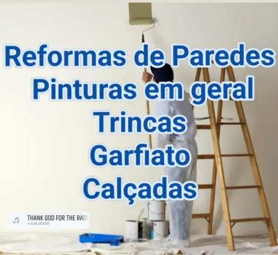 Serviços de Reforma e Pinturas em geral 