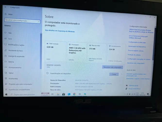 Vendo notebook