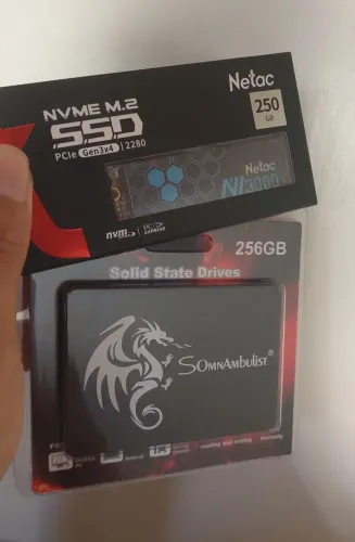Ssd Nvme M2 250Gb, SSD SATA 256Gb Lacrados!