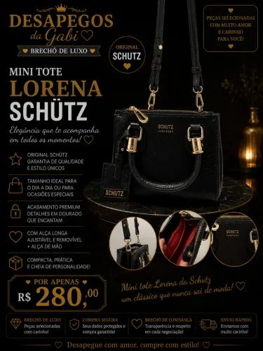 Bolsa mini Lorena tote Schütz