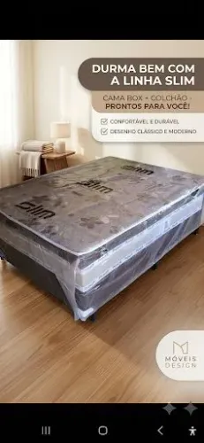 Cama box. 12cm de espuma