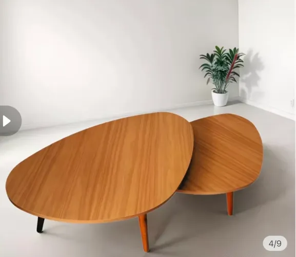 Mesa de centro sala e mesinha de canto sofá