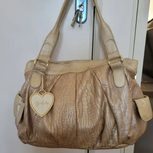 Bolsa Luz da Lua Grande Couro Legítimo (Original)