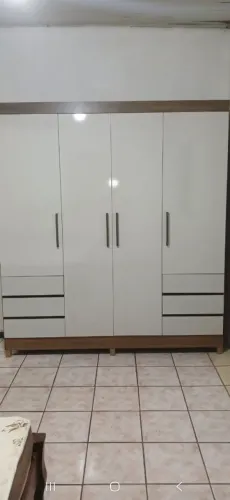 Quarda roupa novo e desmontado e cama de sucupira nova e desmontada tb