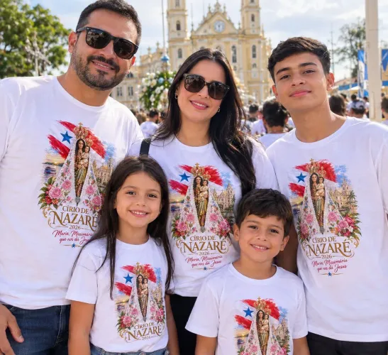 Camisas círio 2026 (PP) ao (G5)