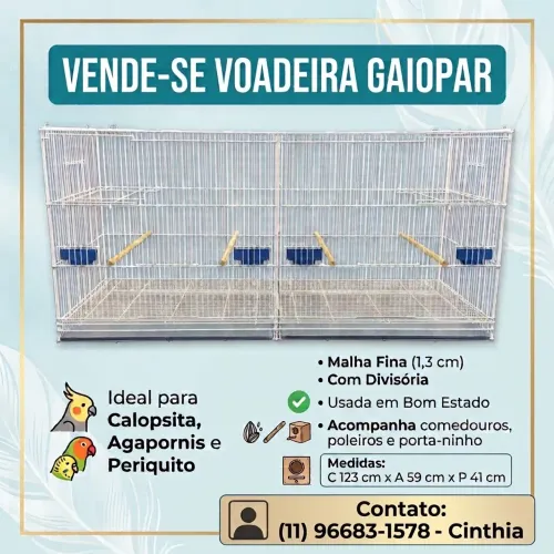 Vendo voadeira gaiopar