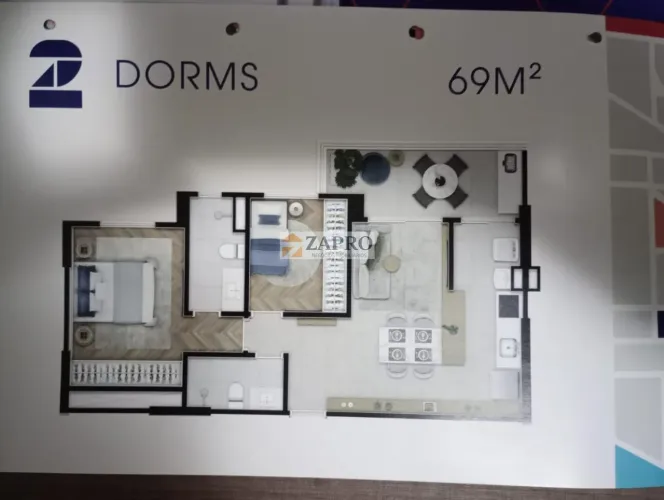 Apartamento para Venda em São José dos Campos, Parque Residencial Aquarius, 2 dormitórios,