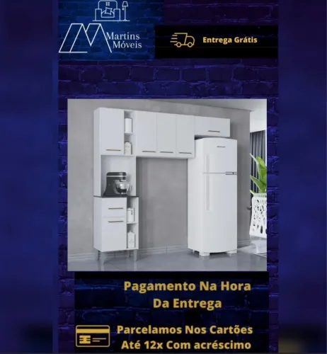 GRANDE PROMOÇÃO COZINHA VITÓRIA EM L ENTREGA GRATIS ACEITA CARTÃO