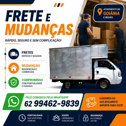 Frete e Mudança Caminhão Hr Baú