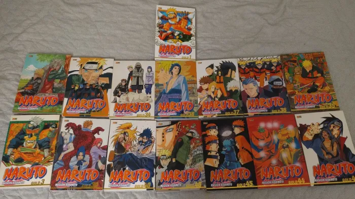 Volumes de Naruto Gold mangá do 34 até ao 40