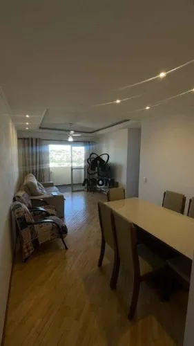 Apartamento mobiliado com sacada gourmet disponível para locação em Taubaté