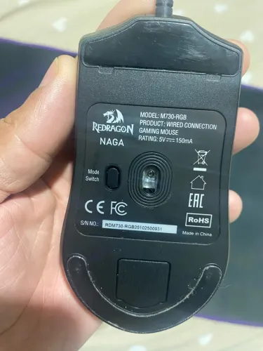Mouse Redragon Naga M730-RGB E game pad grande