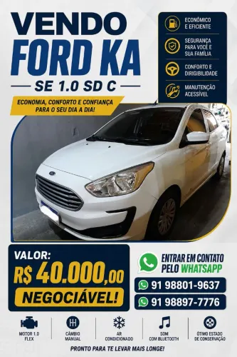 Ford KA+ Sedan 1.0 Tivct Flex 4P 2019
