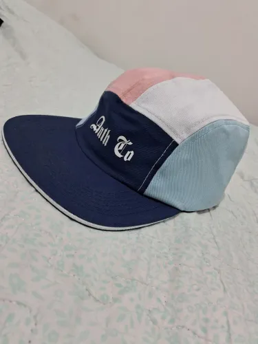 Boné Ath co. Aba Reta Azul Marinho