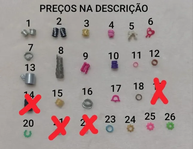 Pulseiras, brincos e colares Monster High (LEIA A DESCRIÇÃO)