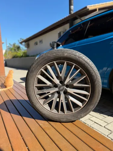 Jogo de Rodas Originais Audi Aro 19 + Pneus Pirelli Cinturato P7