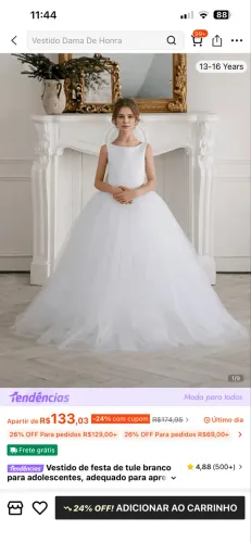 Vestido daminha/florista