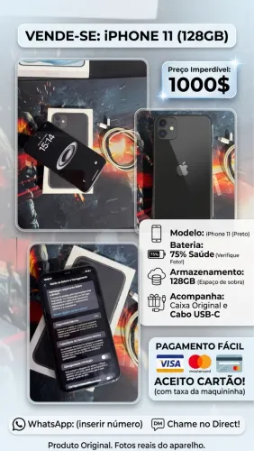Vendo ou troco por videogame iphone 11
