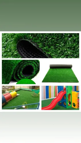 Grama sintética Decor 12mm verde área externa ou interna 
