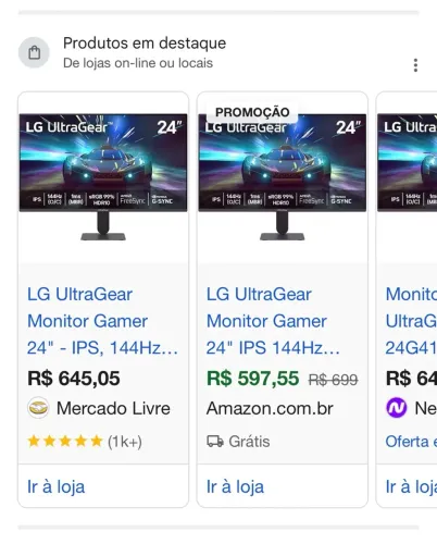 LG ultragear lacrado 24 polegadas