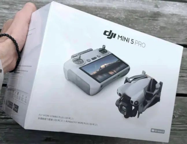 Drone dji Mini 5 pro combo fly more plus novo