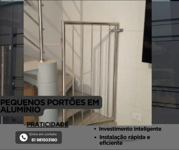 Portões pequenos para entradas