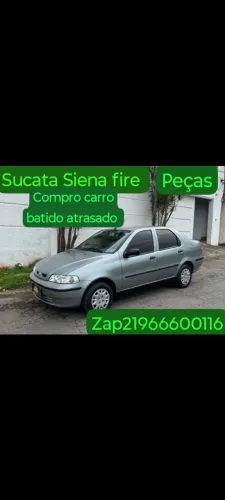 Sucata siena fire motor caixa.
