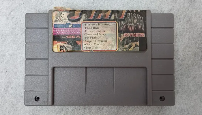 Cartucho Super Nintendo 8 em 1