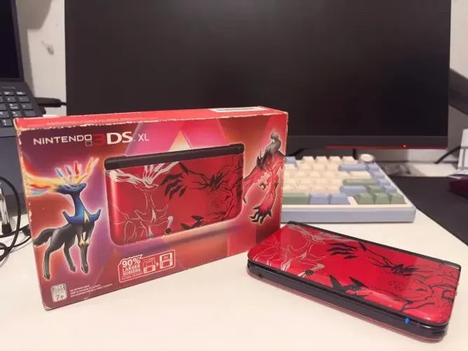 Nintendo 3DS XL Edição Especial/Limitada Pokémon X Y Vermelho