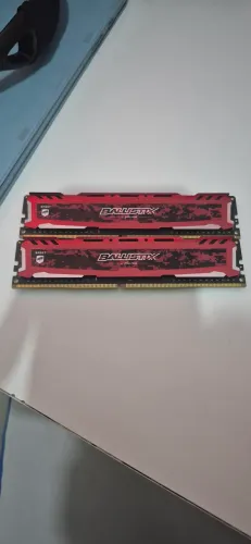 Memórias Rams Balistic 8gb cada DDR4