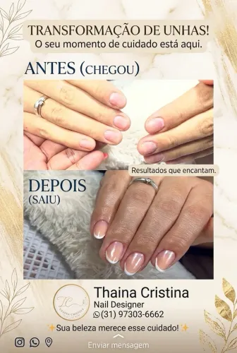 Alongamento em unha de gel
