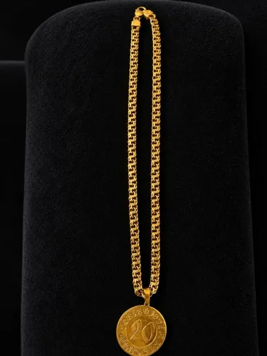 Cordão prata banhado a ouro 18k