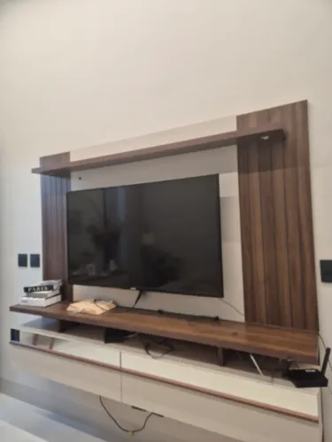 Painel de tv + rack, com LED, 1,82x2,17
