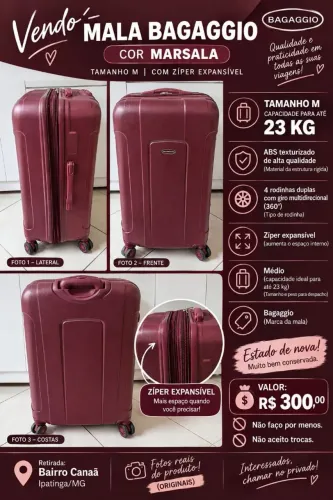 MALA BAGAGGIO ORIGINAL 23KG