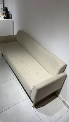 SOFÁ DE LINHO 3 LUGARES