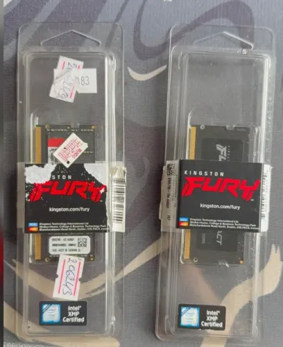 2x Memória Kingston FURY Impact 16GB DDR5 4800MHz CL38 - 32GB Total - KF548S38IB-16