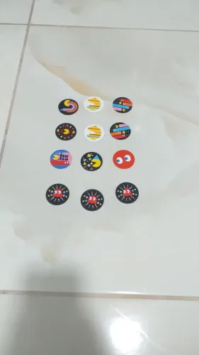 Tazos pac man 12 unidades