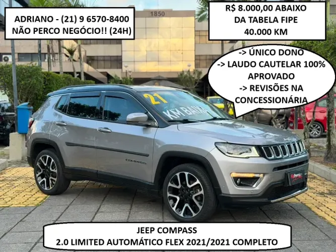 Jeep Compass Limited 2.0 4X2 Flex 16V Aut. 2021
