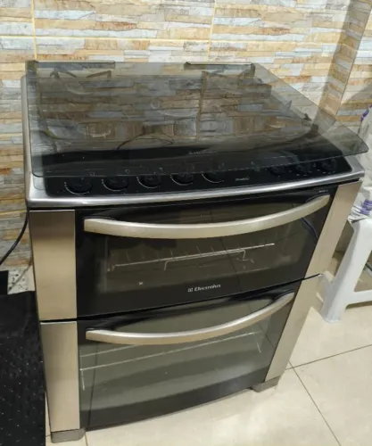 Fogão Electrolux 5 bocas Forno Duplo