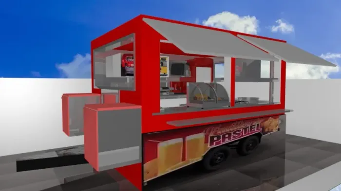 Projeto para container, carrinhos, stands