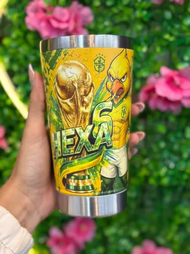 Copo Térmico do Brasil 473ml - times