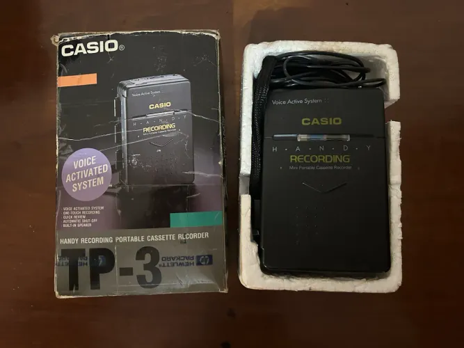 Casio TP - 3 Recording Mini Cassete
