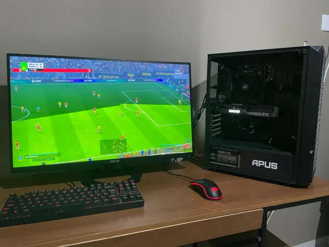 PC Gamer Completo Pronto Pra Uso | Ryzen 5 5600g + RTX 3060 12gb | 16gb RAM