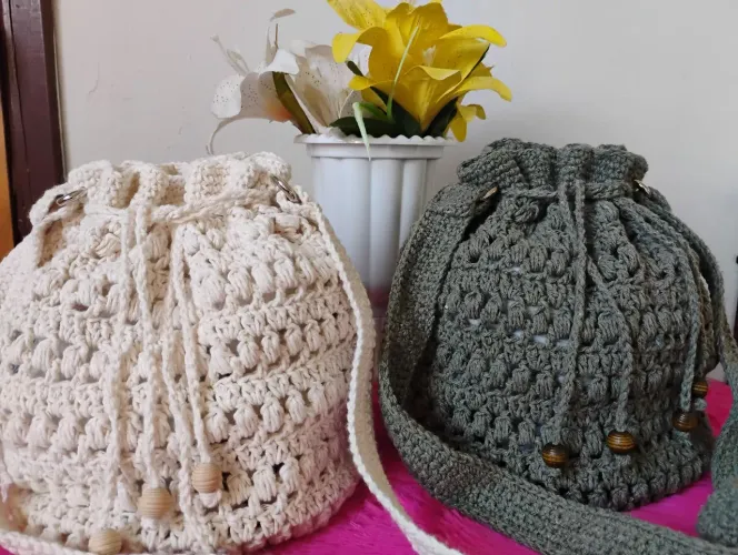 Bolsa de crochê 
