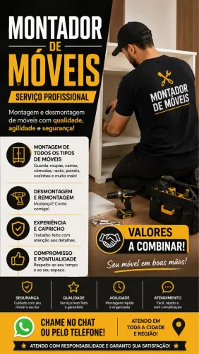 Montagem e instalações de móveis