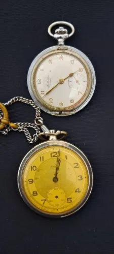 Lote com dois relógios de bolso alemão (leia o anuncio)