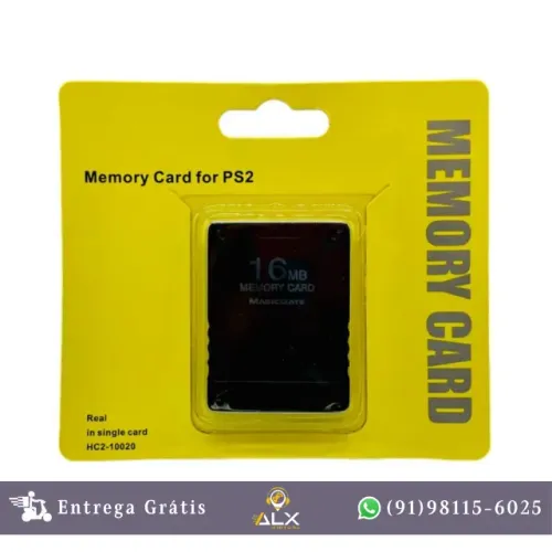 Memory Card para Ps2 16 Mb Memória *ENTREGA GRÁTIS*