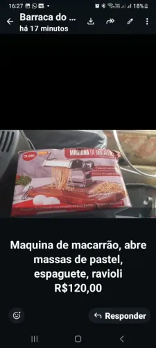 Máquina manual de macarrão 